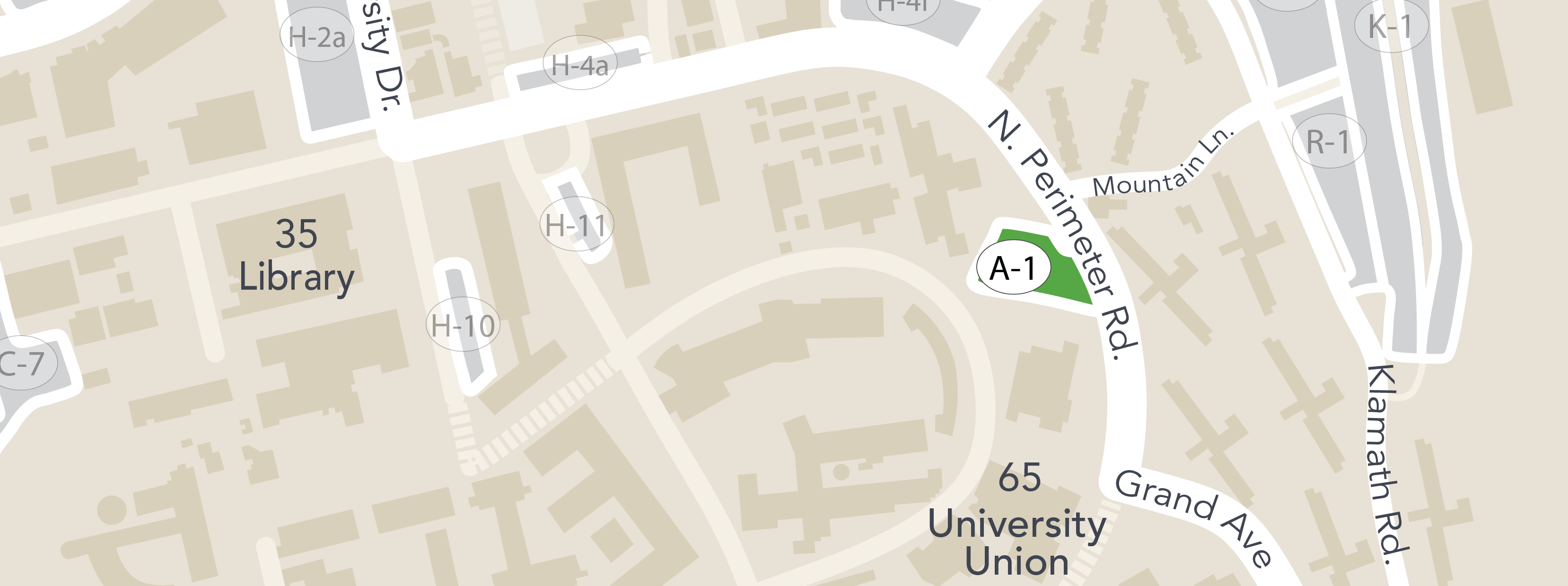 parking lot A1 map